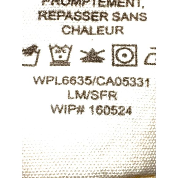 Woolrich L Yellow Organic Cotton Sleeveless Blouse Boho Resort Summer City Chic - Picture 9 of 13